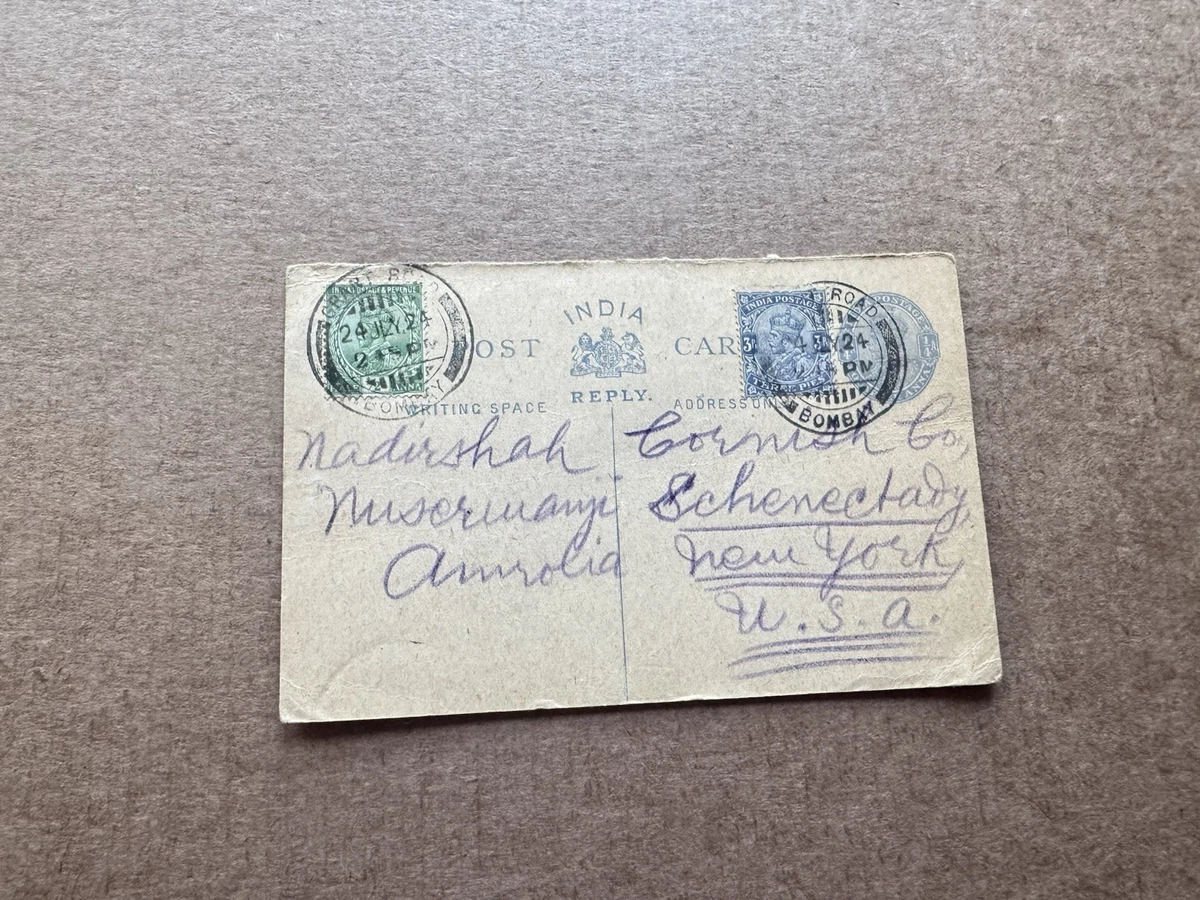 Handstamped George V (1910-1936) Indian Stamps (Pre - 1947) for