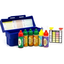 5-Way Swimming Pool & Spa Test Kit For pH Chlorine Bromine Alkalinity Acid Deman