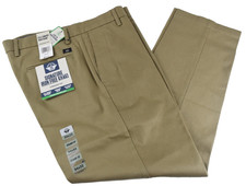 Dockers Mens Signature Khaki Pants New 33 34 36 38 Khaki Flat Front Straight Fit