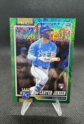 Topps 2026 Carter Jensen #530 RC Rookie Kansas City Royals Green hollofoil 05/99