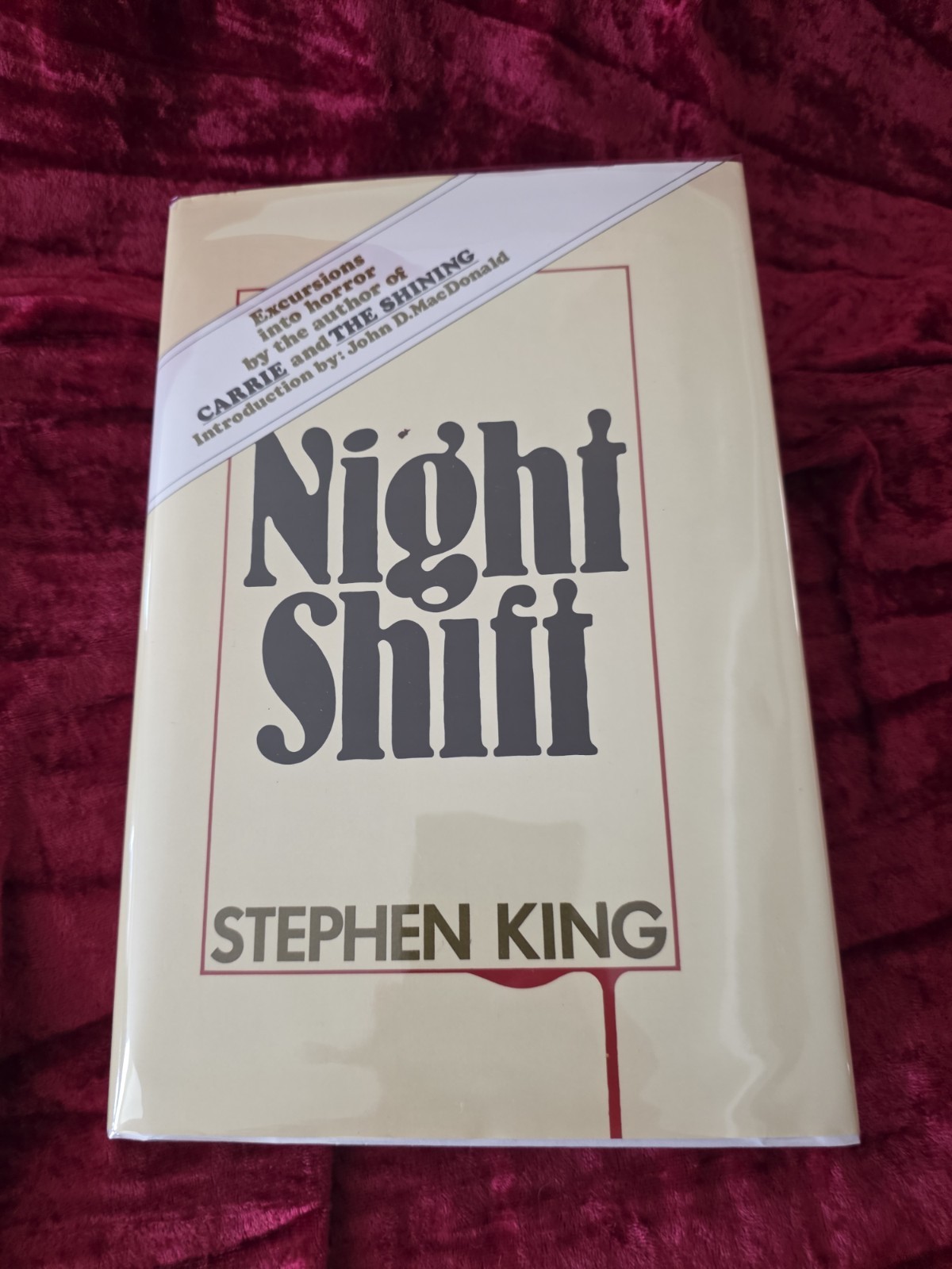 Stephen King  Night Shift DoubleDay Hardcover 1978 Horror Novel Brodart Cover