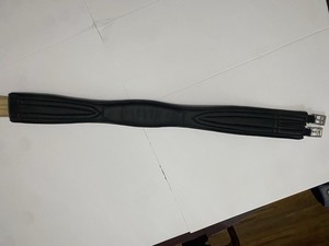 Black Padded Synthetic Padded English Girth Size 52” Excellent Condition
