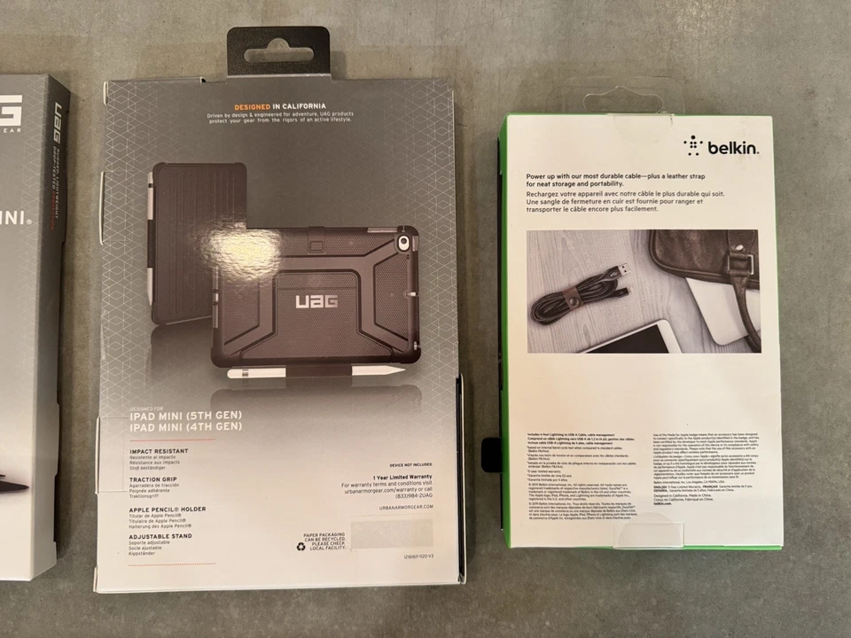 *2-PACK - UAG Metropolis Folio Case for iPad Mini (5th/4th, gen) + FREE Cable - Image 3 of 4