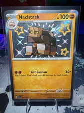 Pokémon TCG Naclstack Destino Paldeo Holo Card 177/091 Shiny Rara NM