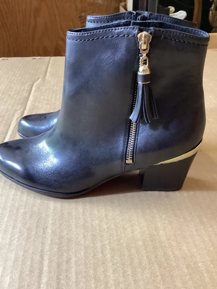 Botines Isaac Mizrahi Julian Borla Negros Talla 9 Excelente Estado Foto 3 de 4