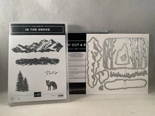 IN THE GROVE Stamp Set & Dies Stampin Up Fox Mountain Tree 2508