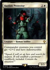 BASTION PROTECTOR 233 RARE  THE GATHERING COMMANDER: FINAL FANTASY NM/M
