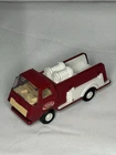 Tonka Fire Truck 6” Pressed Steel 55250 Red White Ladders & Hose HTF Vtg