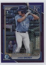 2024 Bowman Chrome Prospects Mega Box Purple Mojo Refractor Jared Dickey 04h3