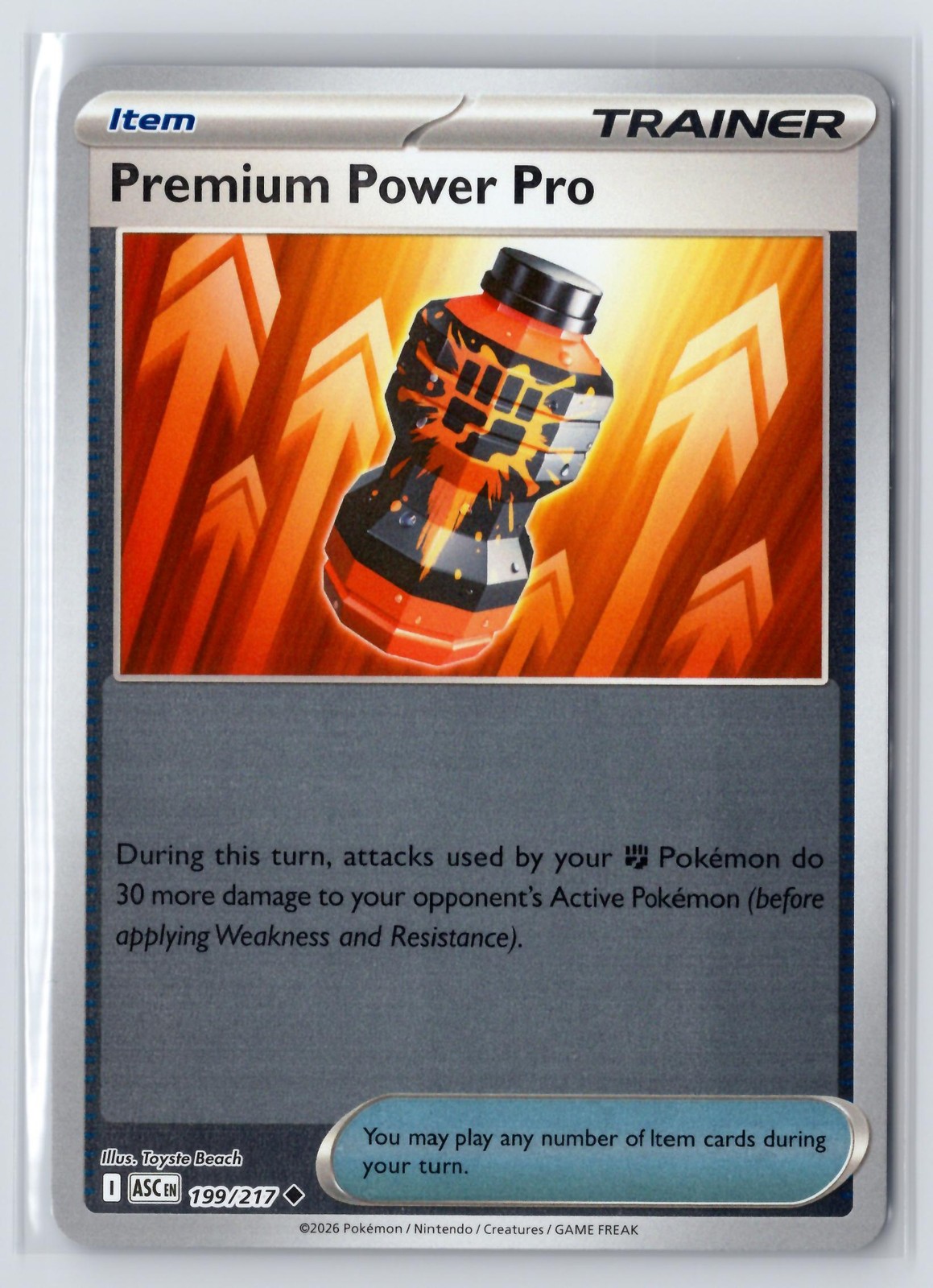 Premium Power Pro #199/217 ME: Ascended Heroes Reverse Holo Pokemon