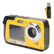 4K 56MP Dual Screen Digital Camera 18X Digital Zoom 10ft Waterproof Underwater