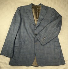 Oscar De La Renta Blazer Jacket Men s 46R Blu...