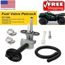 Fuel Valve Petcock Fuel Lever lines for Yamaha Kodiak 450 400 YFM400 YFM450 4x4