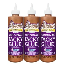 Aleene's 3 Pack, 8 oz Tacky Glue, 8 FL OZ, Original Version 3 Count 