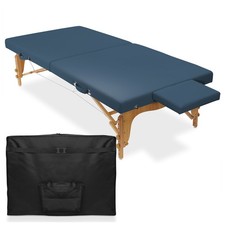 Portable Physical Therapy Stretching Treatment Massage Table - Blue