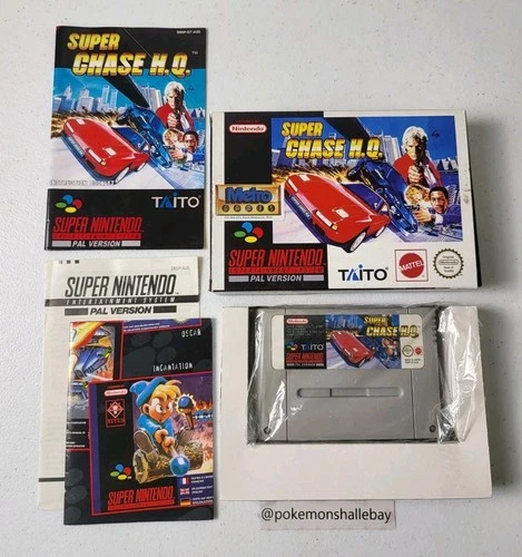 Super Chase H.Q. - Nintendo SNES *BOXED/COMPLETE - AUS PAL, FANTASTIC CONDITION*