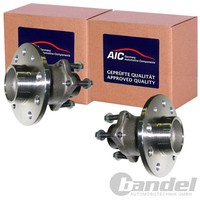 2X Aic RADLAGER-SATZ Hinten Beidseitig Passend FÜR Chevrolet Zafira Opel Astra
