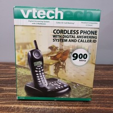 VTech Cordless Phone With Digital Answering Sytem And Caller ID 900 MHz New
