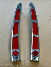Nice Pair 1959 Amc Ambassador Station Wagon Rear Tail Fin Reflector Panel