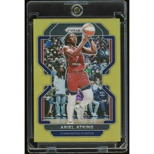 2022 Panini Prizm WNBA Ariel Atkins Gold Prizm 10/10 Bookend Sparks SG