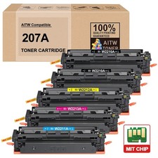 207A Toner mit Chip für HP 207A 207X Color L...
