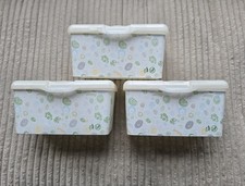 3 Huggies Empty Wipes Containers