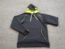 Under Armour Sweatshirt Mens Medium Black Loose Fit Hoodie Performance