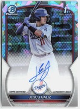 2023 Bowman Chrome Jesus Galiz 1st Atomic Variation Refractor Auto #/100