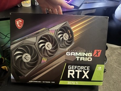 MSI GeForce RTX 3070 Ti Gaming X Trio Ray Tracing DLSS Graphics Card