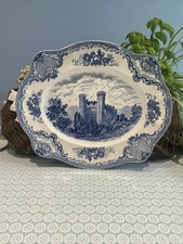 JOHNSON BROTHERS ENGLAND Old Britain Castles Stafford CASTLE Platter Immaculate
