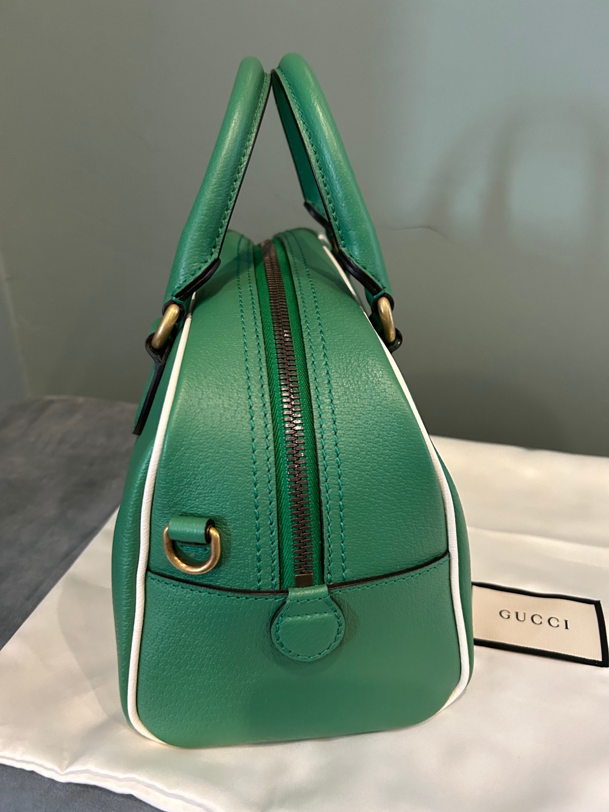Genuine Gucci X Adidas Leather Bag Limited NEW RARE / Womens image 6