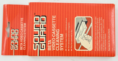 Vintage NOS Soung Guard BETA Video Cassette Cleaning System NEW in Box