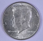 1964-P "Kennedy" Half-Dollar SILVER Coin, Almost Uncirculated Condition