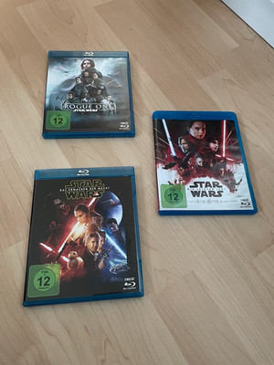 Star Wars Das Erwachen d. Macht/Die letzten Jedi/Rogue One BluRay