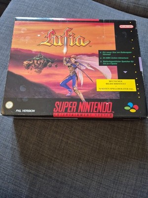 Lufia - SNES Super Nintendo - in OVP Big Box