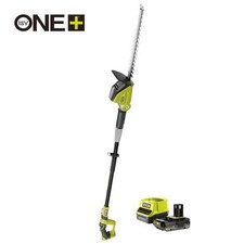RYOBI 18V ONE+ Cordless 45cm Pole Hedge Trimmer Starter Kit (1 x 2.0Ah)