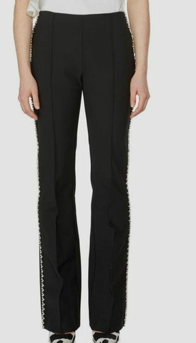 $880 Area Womens Black Straight-Leg 