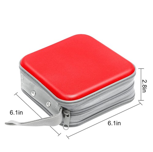 CD Case DVDs Wallet Holder 34 Discs Heavy Duty Bag Binder Storage Booklet Album - Picture 6 of 8