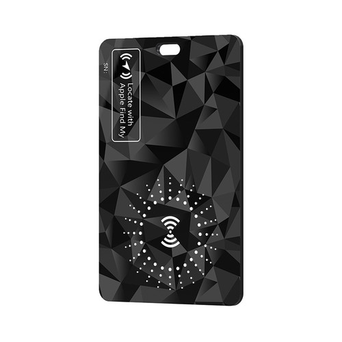 Rechargeable Slim Wallet Tracker Finder Card Wireless Work with Apple Find My - Zdjęcie 2 z 12