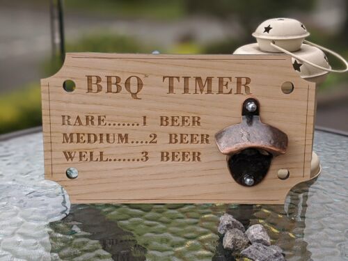 BBQ Timer Bottle Opener - Mancave - Picture 1 of 2