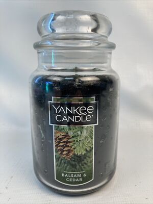 Yankee Candle Large 22-Ounce Jar Candle, Balsam & Cedar New