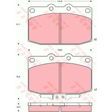 Plaquette de frein Mazda RX7