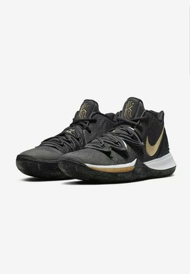 black and gold kyrie 5