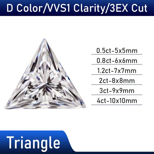 0,1-10ct Luźny moissanit Prawdziwy kamień szlachetny VVS1 D Multi Cut z certyfikatem GRA - Zdjęcie 32 z 35