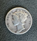1944 D MERCURY DIME 10¢ MINT 90% SILVER 10 CENTS UNITED STATES OF AMERICA