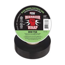 Warriorwrap General 3/4 In. X 60 Ft. 7 Mil Vinyl Electrical Tape, Black