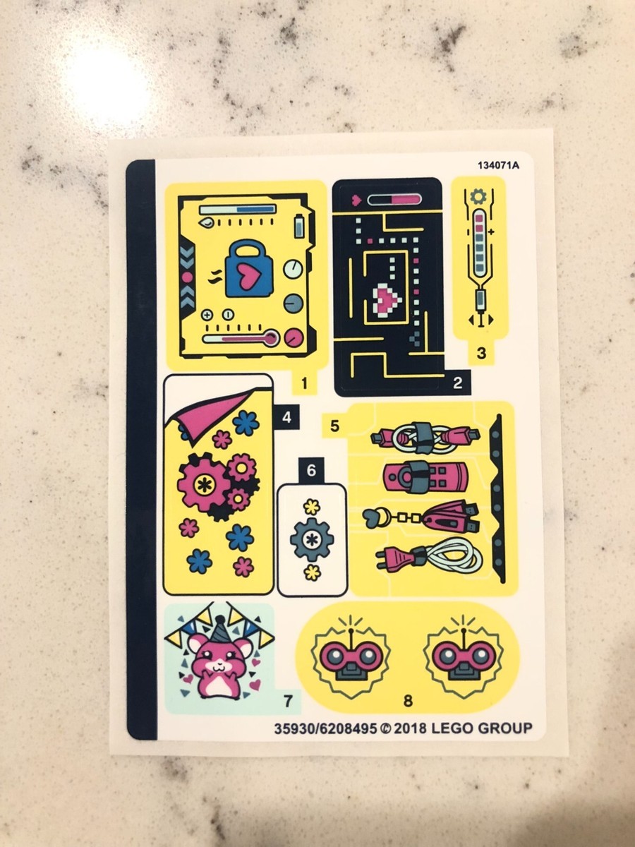 LEGO STICKER SHEET for 41329 Olivia's Deluxe Bedroom, New &Genuine