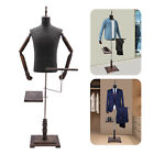 Adult Female Black Pinnable Dress Form Mannequin Torso with Flexible Arms