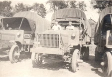 WWI Liberty Truck Military Motor Transport Army Soldiers Photograph 
