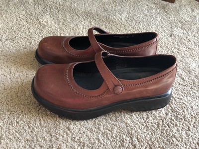EUC DANSKO Mary Jane Clogs Shoe Sz 40 Brown Leather US 9.5 Comfort Nursing | eBay